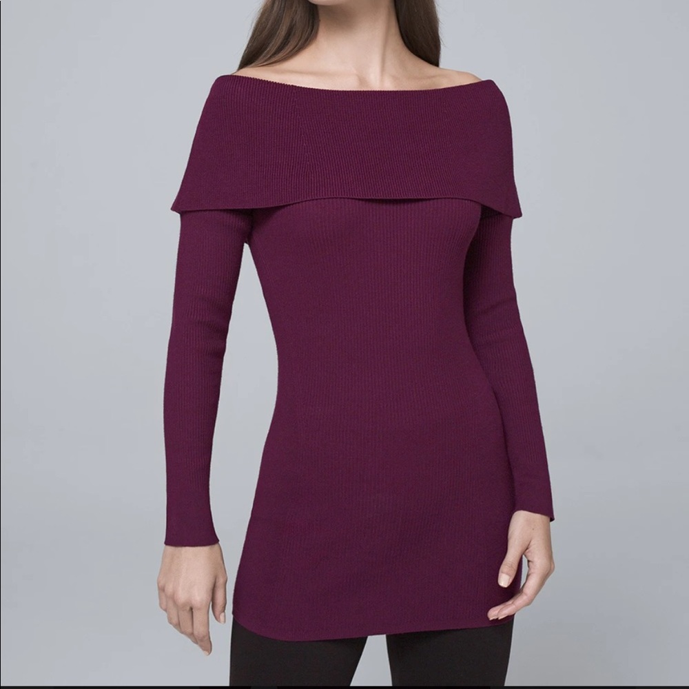 WH/BM Bow Back Sweater